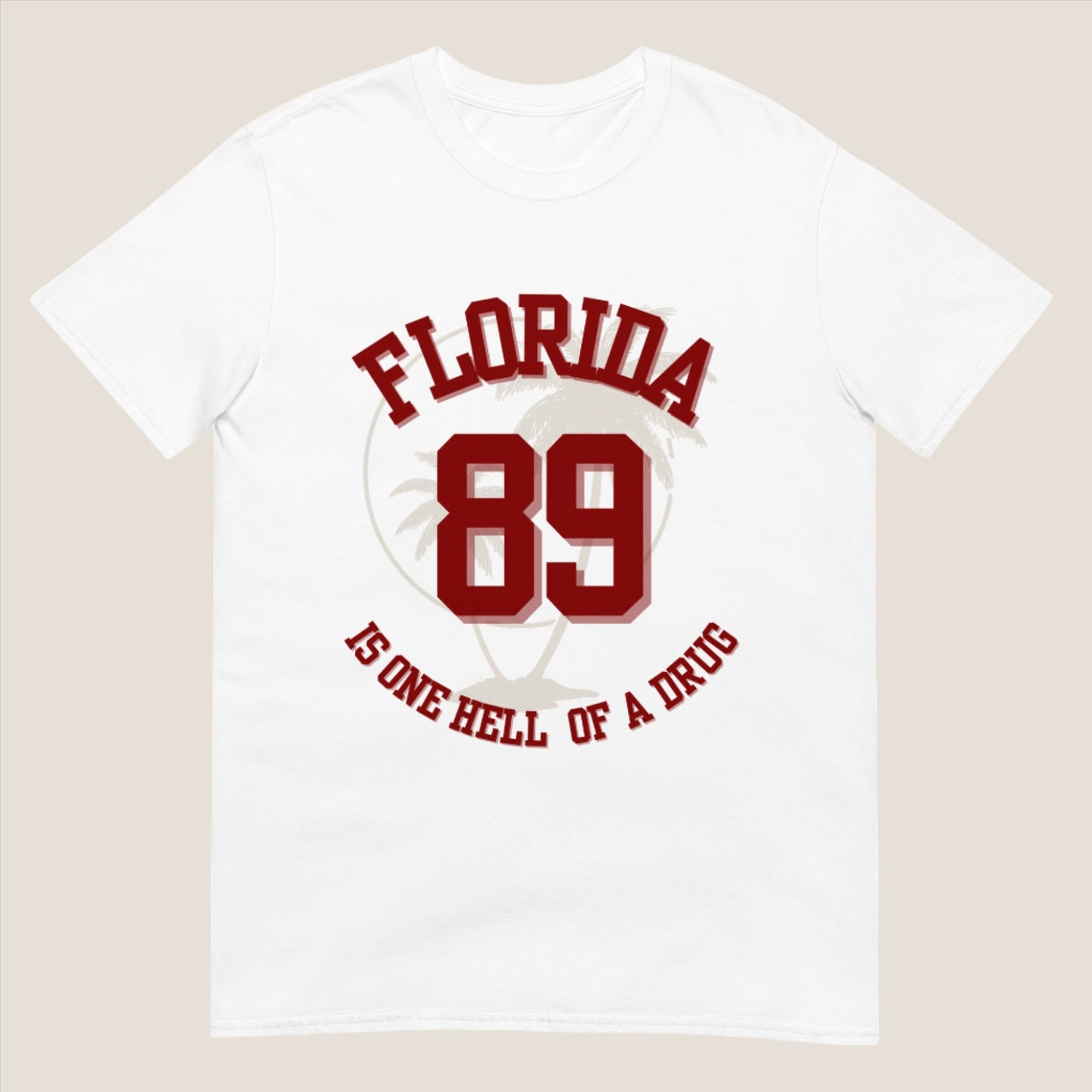 "FLORIDA" Taylor Swift inspired Varsity Short-Sleeve Unisex T-Shirt // Delysia Designs